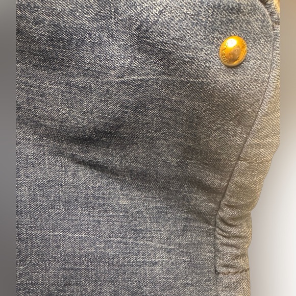 ‼️SOLD‼️Prada Denim Canapa Tote Large Preloved - Picture 13 of 16